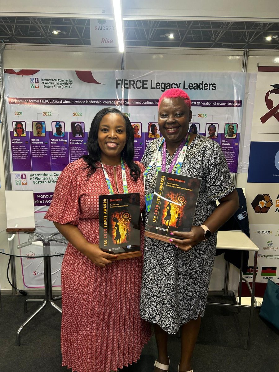 Pop_Council's tweet photo. At #AIDS2026, Sinazo Pato was the recipient of the Zena Stein Community Innovation Award at the IAC 2026 FIERCE Awards, hosted by the International Community of Women living with HIV Eastern Africa (@ICWEastAfrica) &amp; Advocates for the Prevention of HIV in Africa (@PublicHealth)! https://t.co/zcMksnQ2NQ