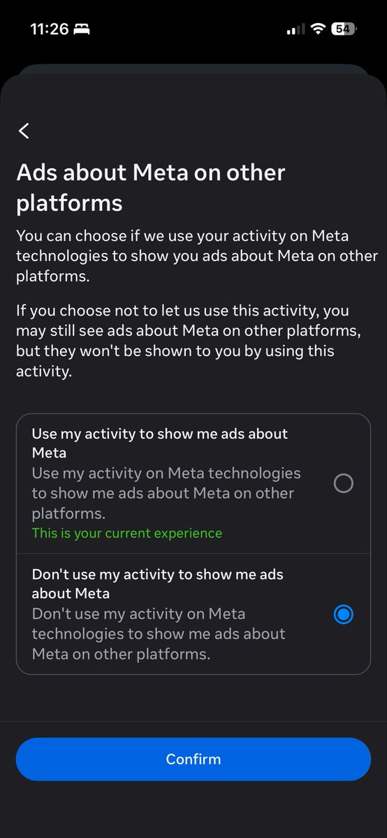 ankrute's tweet photo. @NalinisKitchen @WhatsApp This is super creepy and happens way too often! 
You can hide the ad > ‘Not interested.’ Check Settings > Accounts Center > Ad preferences to limit targeting https://t.co/o9rOoZlYT3