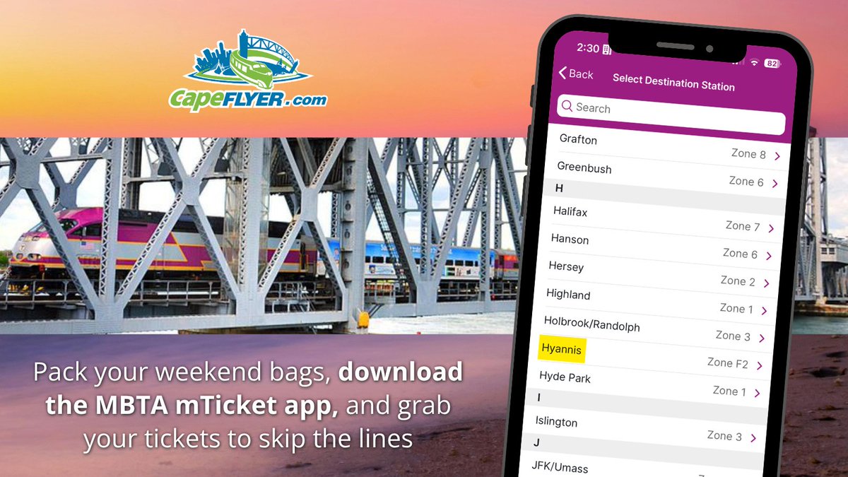 CapeFLYER1's tweet photo. Why sit in traffic on your way to the Cape? Sit back and enjoy the ride while enjoying a sandwich and an adult beverage. No stress over gas prices and getting over the bridges. Your vacation starts the minute you board the CapeFLYER!

#CapeFLYER https://t.co/LhuqptxJKI