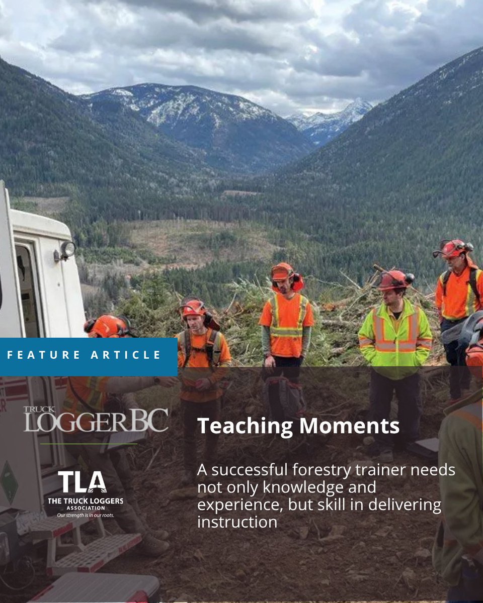 truckloggerBC's tweet photo. Teaching Moments

A successful forestry trainer needs not only knowledge and experience, but skill in delivering instruction.

Read the full article here: https://t.co/OTCFEbg4y4 https://t.co/ZPAS70U33H