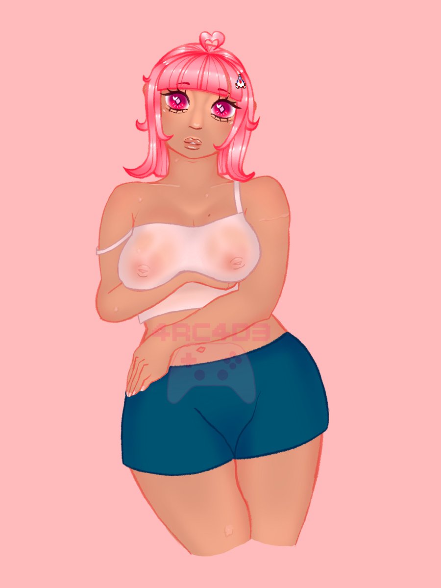 4rc4d3afterdark's tweet photo. I put clothes on that last Chiaki drawing bc I wanted to be able to post a full SFW version on main but you guys also get the wet shirt alt hehe https://t.co/UqdzAgDJWD