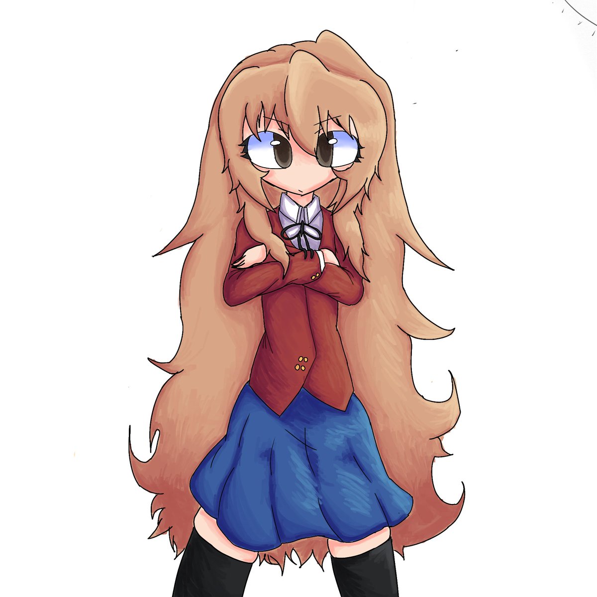 sansymrypeace's tweet photo. Dibujito de taiga aisaka cada día mejoro como pinto https://t.co/pmRfDn83Dk
