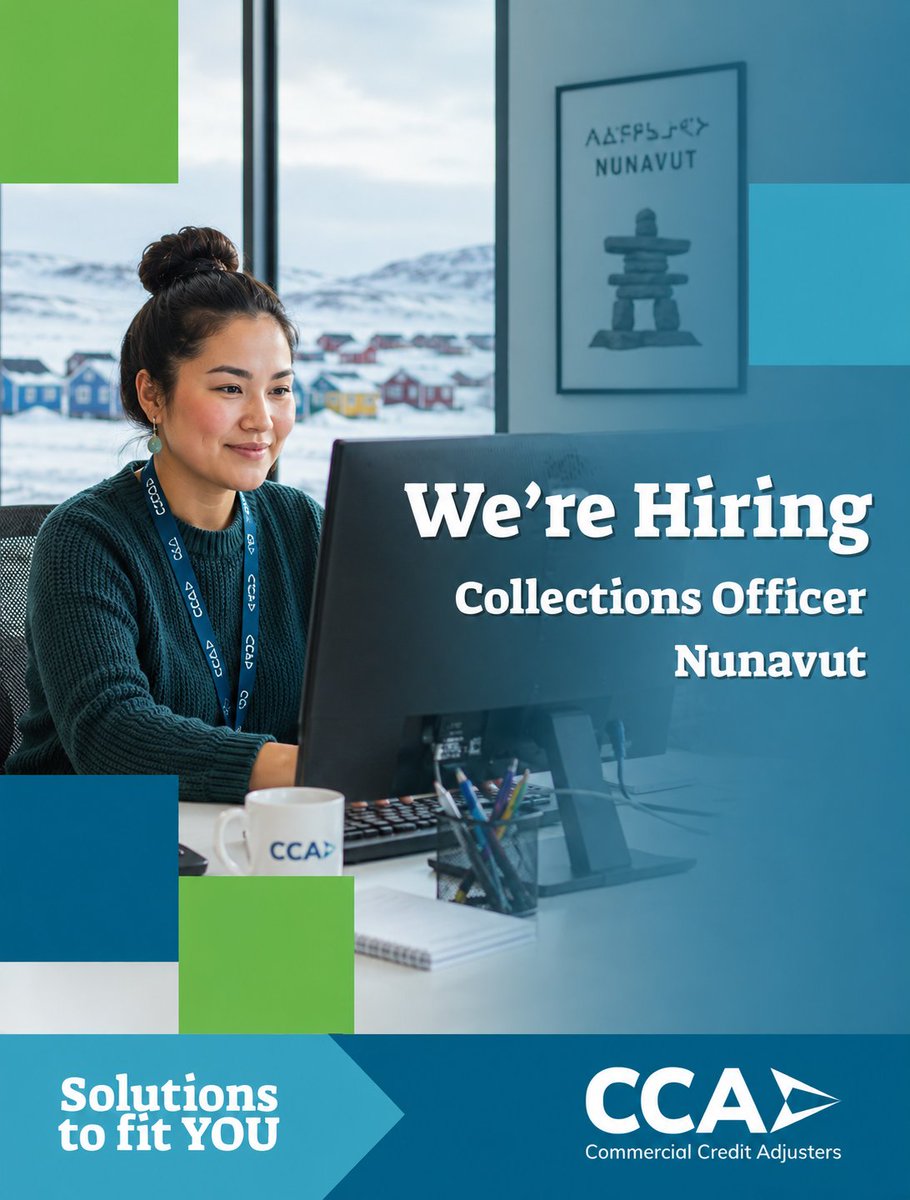 CCAwinnipeg's tweet photo. We have another amazing opportunity! CCA is currently seeking a collections officer in Nunavut. This is a remote position. 

https://t.co/IdUReltxCZ
Apply or feel free to share with your network!

#Joinus #Careers #Werehiring #CollectionsOfficer #Nunavut https://t.co/akyHgCUnf9