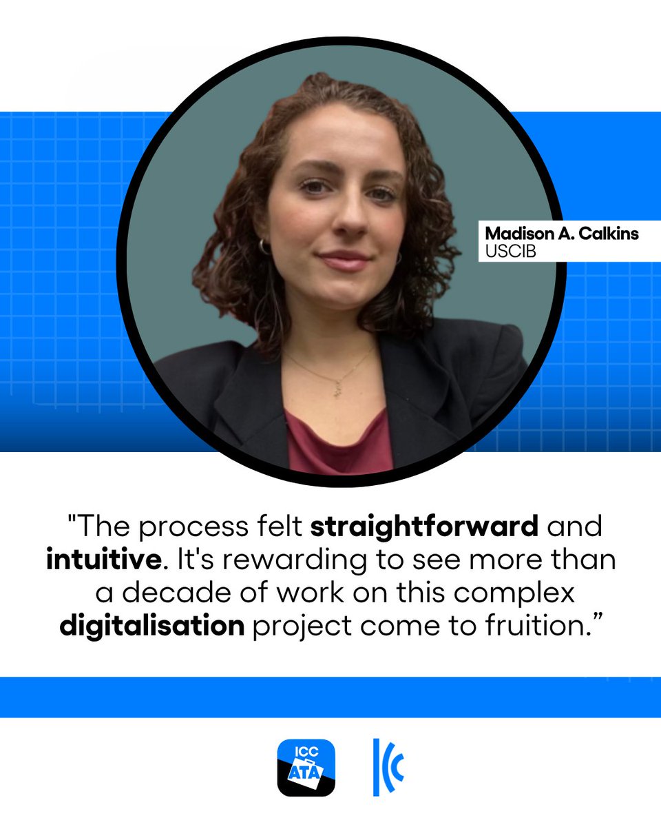 iccwbo's tweet photo. What's it really like to travel with an eATA Carnet?
One of the first users shared their experience using the digital "Passport for Goods" on an international journey, offering an early glimpse of the eATA Carnet in action.
More about the #eATA Carnet: https://t.co/x7D8vrl8MX
@USCIB