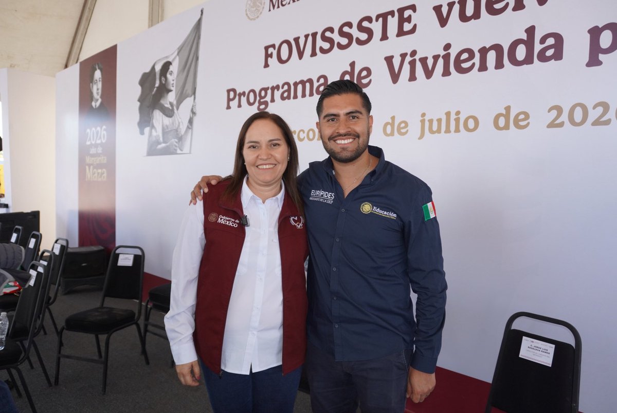 euripidesf's tweet photo. Hoy vivimos un día histórico. Desde #PueblaDeZaragoza se dio arranque a la vivienda social de Fovissste por primera vez en 34 años. 

Enhorabuena a la Presidenta @Claudiashein por todos sus avances en vivienda, y a sus grandes aliados como el Gobernador @armentapuebla_. https://t.co/I7XUvKnfTK