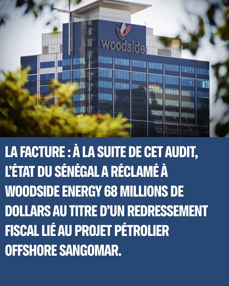 GreenpeaceAfrik's tweet photo. Woodside, opérateur du plus grand projet pétrolier offshore du Sénégal, conteste un redressement fiscal de 68 millions de dollars notifié par l'État.

Dites à Woodside : payez au Sénégal ce que vous lui devez.

👉 https://t.co/Q3lFHdthgX

1/2 https://t.co/i10DAhmvm9