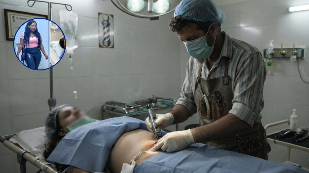NTelemicro5's tweet photo. Revelan que barbero hizo dos cirugías antes de hacer la liposucción que le costó la vida a mujer en clínica estética
#Barbero #Liposuccion #Cirugía #NTelemicro5 #PrimeraEmisiónNT5
https://t.co/Wt3WffeC5R https://t.co/B0vrGgPWZa