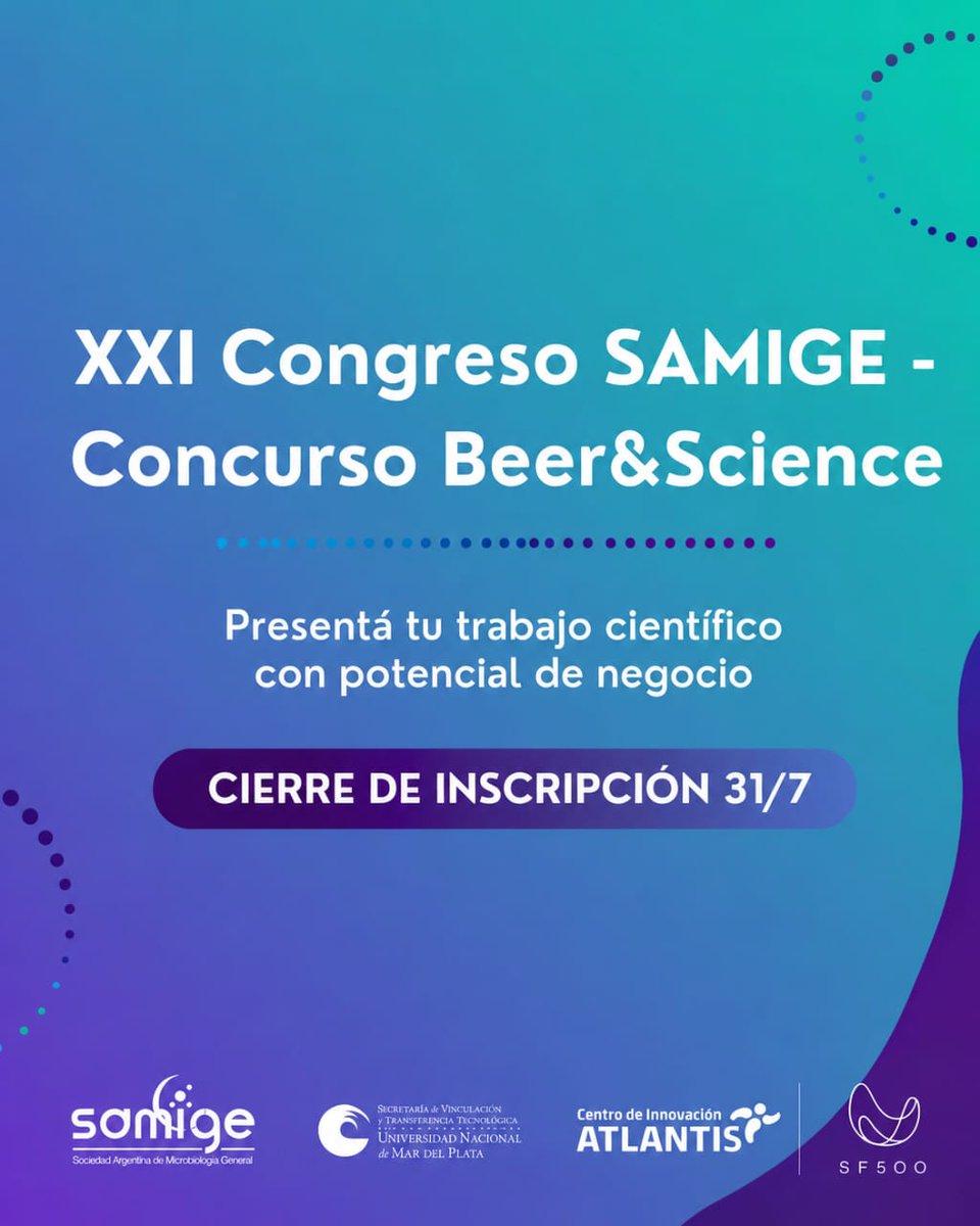 Sociedad Argentina de Microbiología General-SAMIGE tweet media