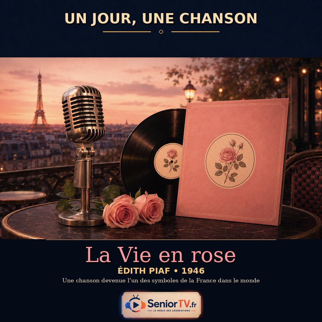 seniortvFR's tweet photo. 🎶 Quelques notes suffisent pour réveiller toute une époque et de précieux souvenirs. Cette chanson d’Édith Piaf continue de faire battre les cœurs, génération après génération. Et vous, quel souvenir vous évoque-t-elle ? 🌹
#UnJourUneChanson #EdithPiaf #ChansonFrançaise #Mémoire https://t.co/eR4r2LJte2