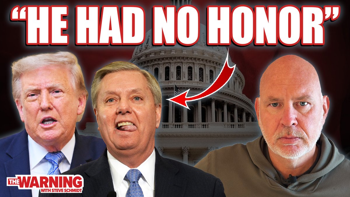 SteveSchmidtSES's tweet photo. Lindsey Graham's funeral was as disgraceful as he was. I break down his legacy as a power-hungry errand boy who was effectively a foreign agent.

https://t.co/HyW3dc4t4x https://t.co/9dVs0AKn1o