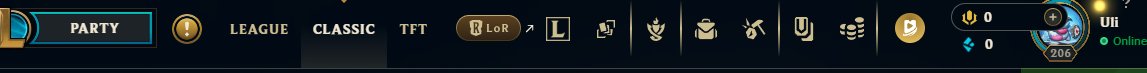 SkinSpotlights's tweet photo. I finally now know, if theres to many menus it pushes it over your profile icon https://t.co/Tu7KT5ecPK