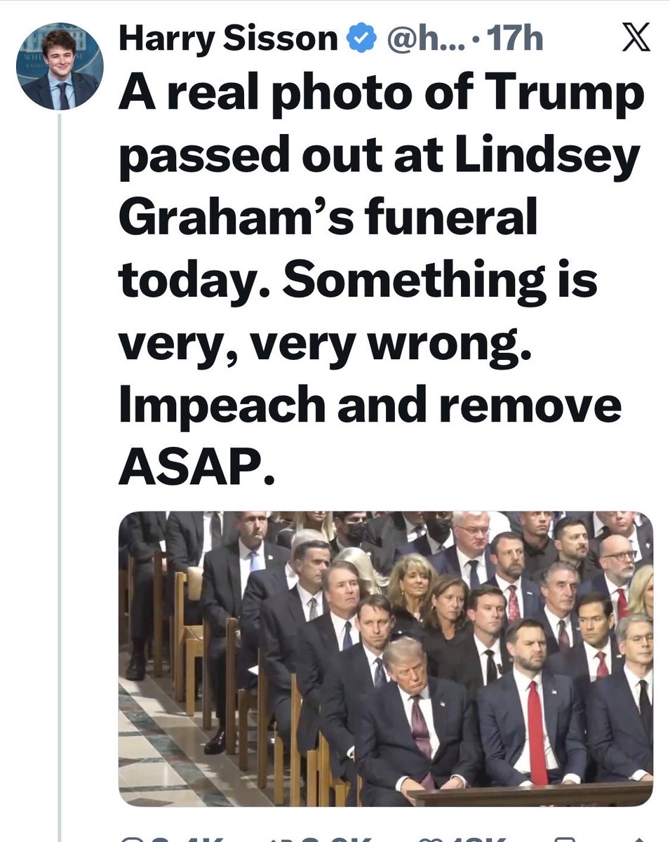 Justice4everyI's tweet photo. Trumpstein is such an embarrassment to our Country! If he’s not spewing hatred, lies or misinformation he’s using “Trump math”to count sheep. 

I can’t believe he ever had the audacity to refer to Biden as “Sleepy Joe”. Trumps claimed Lyndsey was a “great friend”… 😴💤 https://t.co/U9HSMfdyTp