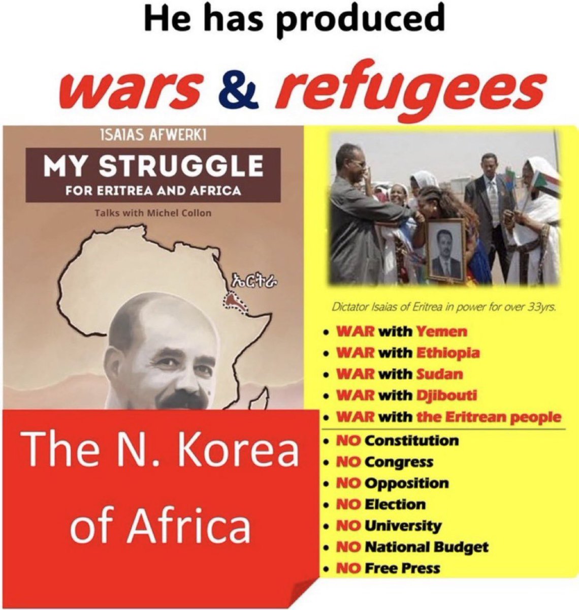 ElizabethTecle's tweet photo. @Chelsea05805370 @Yehdavid @Yehdavid you sounds like a broken record🥲When will you start caring about the Eritrean suffering under #PFDJ the greatest threat to Eritreans is #PFDJ regime! https://t.co/x1HBnoLxpF