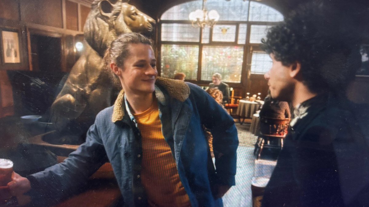 imhugeineurope's tweet photo. 90 things I like/love about #GoodOmens3 in 90 days, day 55: the moment was far too brief, but having Adam &amp; Jesus on the same is perfection👌
#GoodOmens https://t.co/iQucN8Iapa