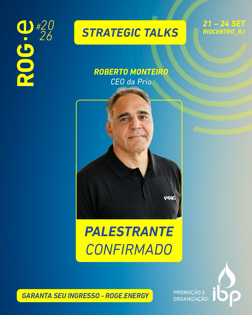 ibp_br's tweet photo. #ROGe2026, participe das conversas que moldam o futuro da energia. Confira mais alguns nomes presentes no Strategic Talks do Congresso. 

Garanta seu ingresso 🔗 https://t.co/e5Vhh9iG6X 🗓️ 21 a 24 de setembro 
📍 Riocentro • Rio de Janeiro • Brasil 
Promoção e organização #IBP https://t.co/ff8PUIQCyC