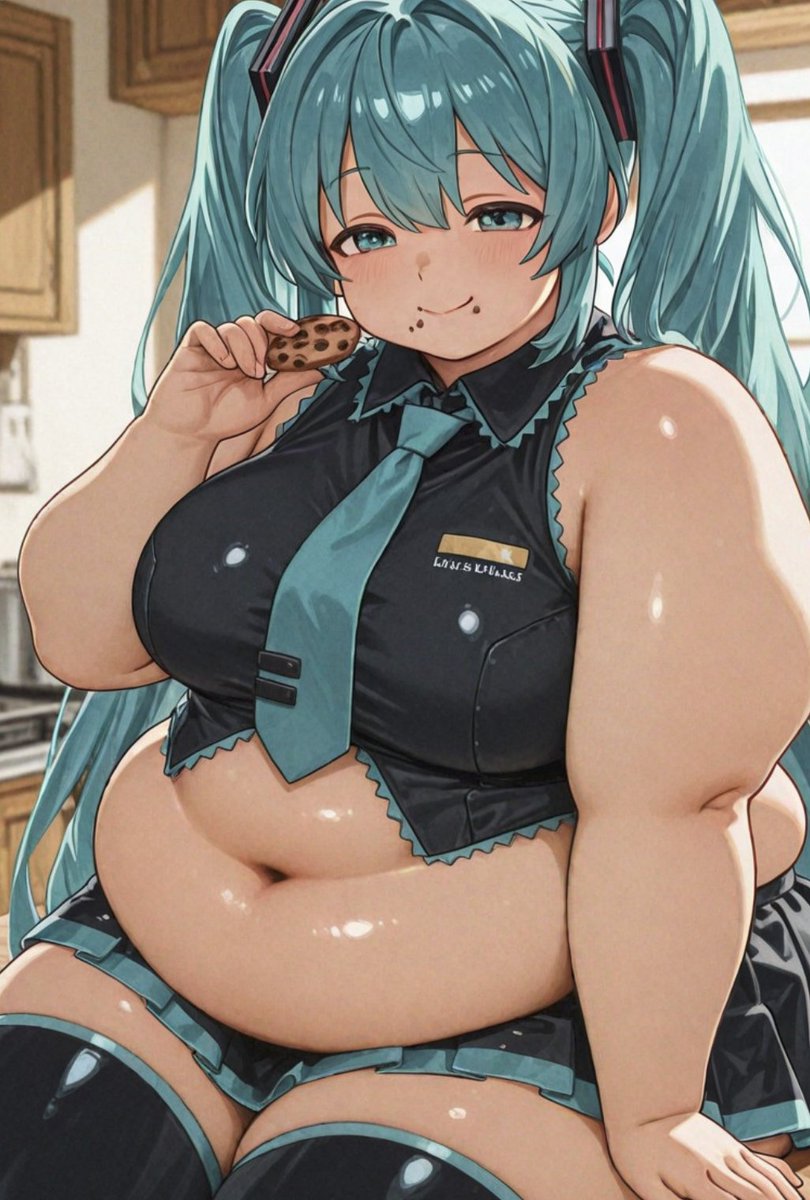 Obesification's tweet photo. Well obesified, Miku

[Hatsune Miku, Vocaloid, Obesified] https://t.co/G7k9oBivnV