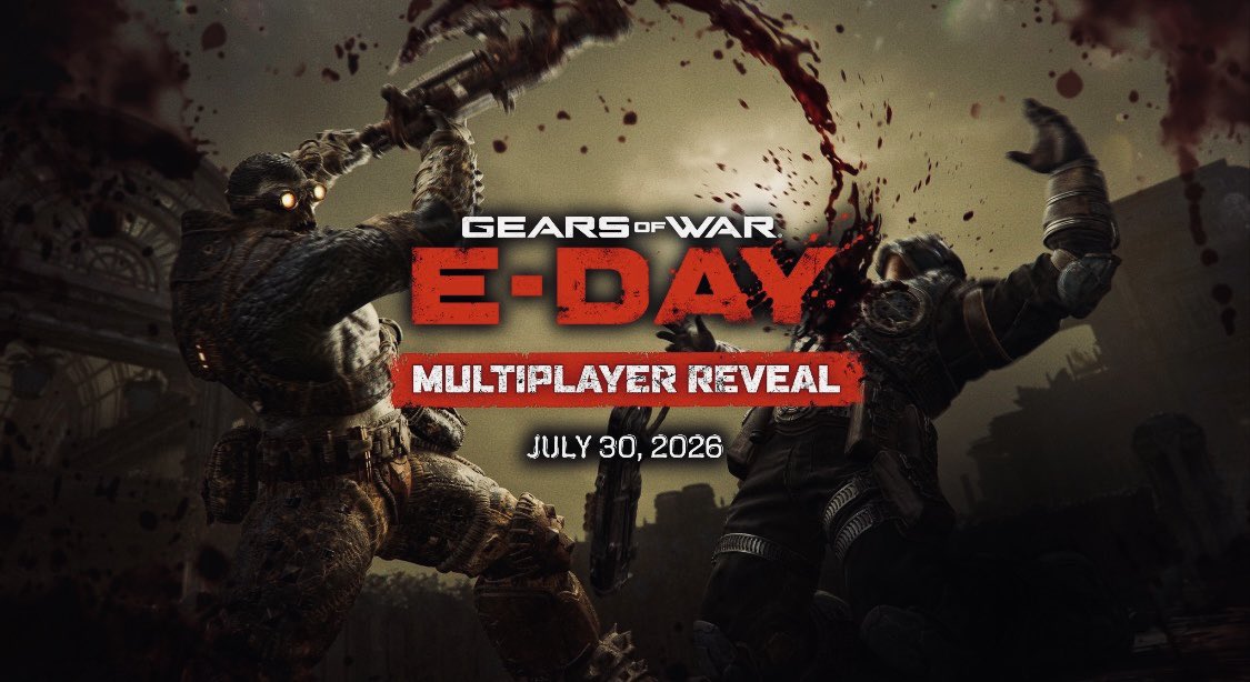 AullorNothing's tweet photo. The wait is almost over.
Gears of War: E-Day multiplayer will be officially revealed tomorrow at 6:00 AM PT / 9:00 AM ET.
https://t.co/qUQtdZPgEu
#GearsofWar #GearsEDay #Xbox #XboxGames #Multiplayer https://t.co/ABZR9zJC74