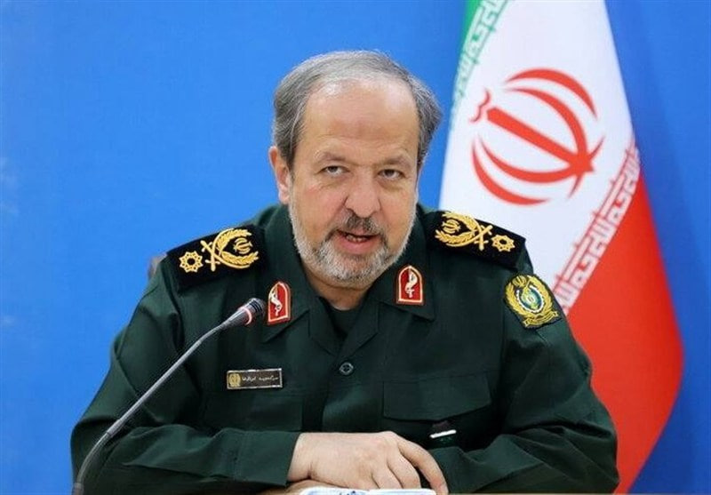 PressTV's tweet photo. Iran's acting Defense Minister, Brigadier General Seyyed Majid Ibn Al-Reza, says that martyred Pilot Kazemi was one of the eagles of Iran's skies and a student of the school of dignity, sacrifice, and loyalty. https://t.co/HaKpM6vCIn