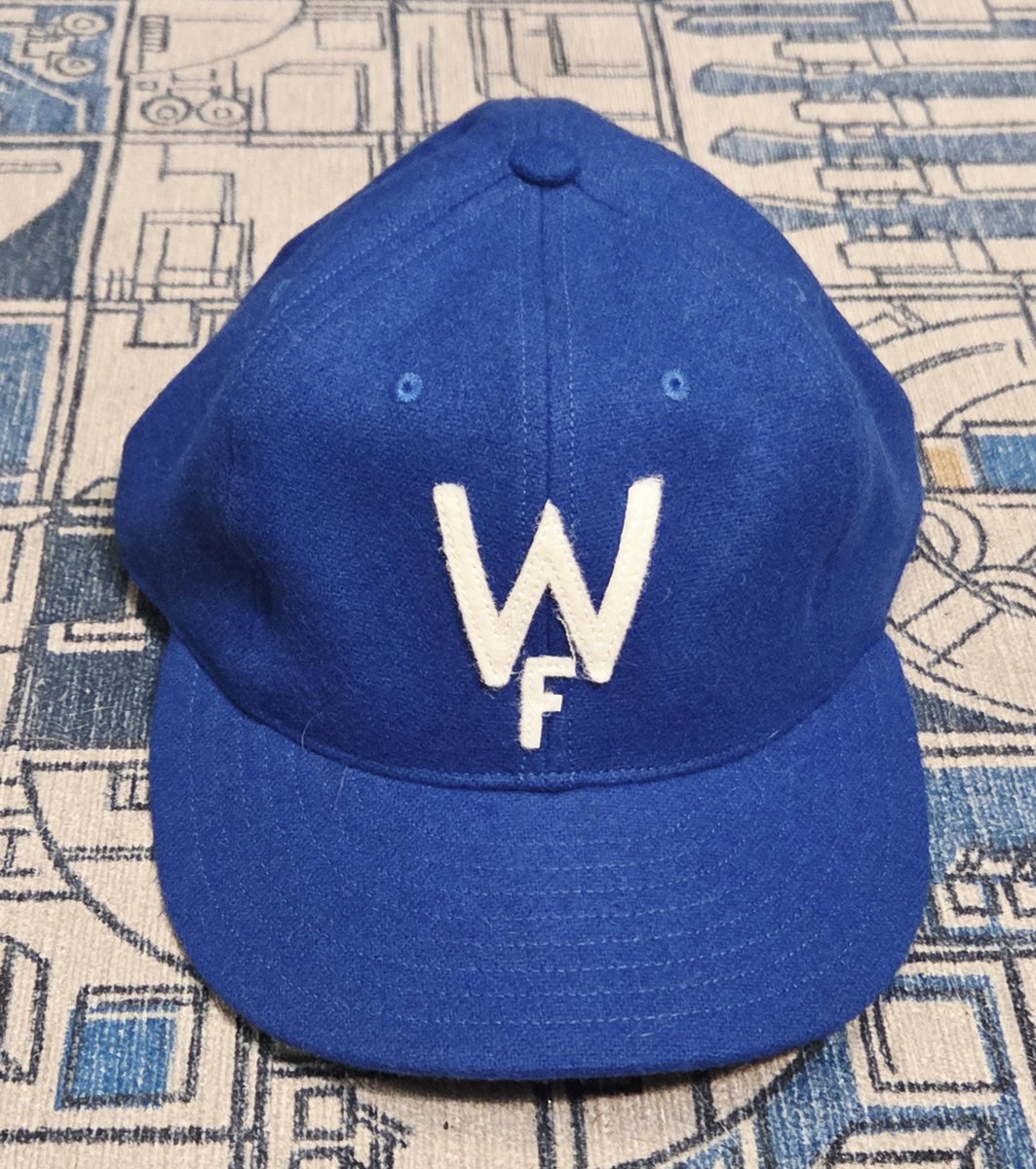 MinorLeagueNerd's tweet photo. Today's franchise collection #capoftheday is the Wichita Falls Spudders. 

The name was used in various leagues from 1920 to 1957. This cap is from 1956 when they played in the Big State League. 

They returned to the league in 1957, but withdrew just over a month into the season https://t.co/oqkqr8gmHW