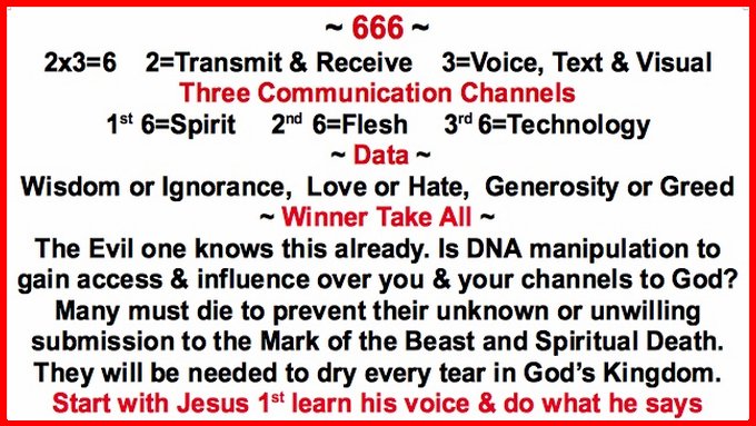 3rd__Ghost's tweet photo. Rev 19:12 His eyes were like a flame of fire, and on His head were MANY CROWNS. He had a name written that no one knew except HIMSELF. 13 He was clothed with a robe dipped in blood, and His name is called THE WORD of GOD. See Attached Prayer to Silence the Noise. https://t.co/pTyFJtBn7Z