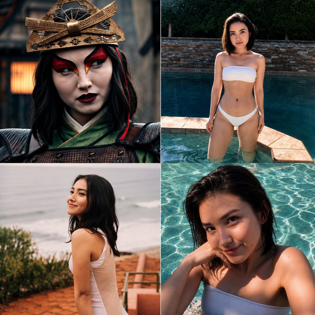 xriohq's tweet photo. How can suki hide all this beauty behind that Kiyoshi warrior's dress and paint 🥲 https://t.co/geVY5Bnst4