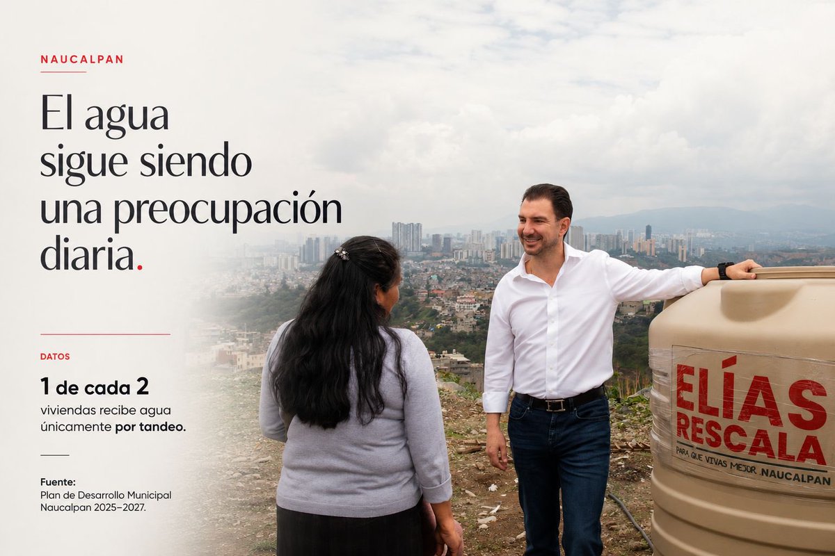 EliasRescalaJ's tweet photo. Conocer Naucalpan es escuchar las necesidades de su gente, atender sus preocupaciones y trabajar para resolverlas.
Por eso impulsamos medidas para la redistribución de agua, para que nadie tenga que sufrir escasez.

#Naucalpan #Edoméx #ElíasContigo #Agua 💦 https://t.co/Ot0w2mhM7U