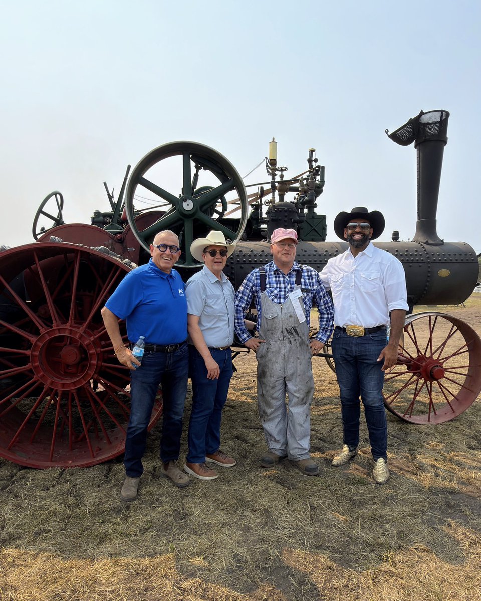 obbykhan60's tweet photo. Someone called for Cowboy Khan? 🤠

Great to be in Austin this weekend to celebrate heritage, family, and community at the Threshermen’s Reunion &amp; Stampede! https://t.co/aH2fyJ1jap