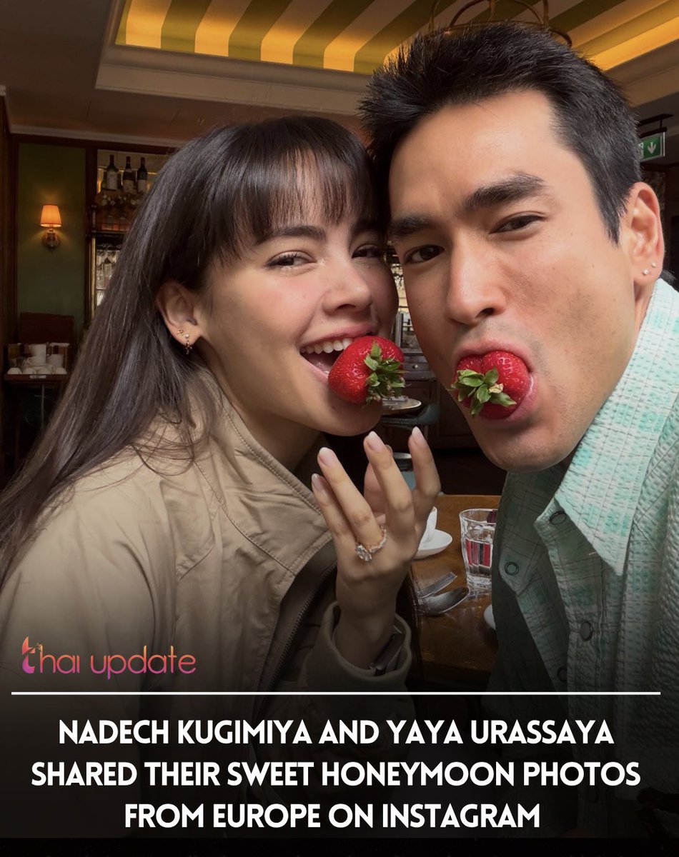 thaiupdate2021's tweet photo. Nadech Kugimiya and Yaya Urassaya Shared Their Sweet Honeymoon Photos from Europe on Instagram
Read More 👉🏻 https://t.co/BOuXU9hNta
#nadechyaya #ณเดชน์ญ่าญ่า
#nadech #urassayas
#thaiupdate2019 https://t.co/BTVwJEWphZ