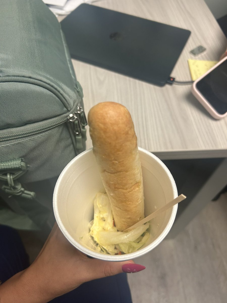 mfsya7's tweet photo. got offered lunch at the place I’m shadowing today and I should’ve declined https://t.co/BeFC7syE3U