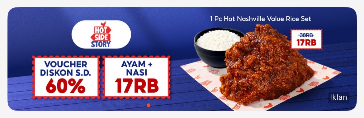FangirlingPromo's tweet photo. Voucher Diskon Shopeefood 

Ayam Bang Dava
Voucher diskon s.d 60% + menu diskon 39% + paket hemat 28RB!
👉🏻klaim vouchernya sekarang juga: https://t.co/eldX3naRgL

Hot Side Story
Voucher diskon s.d 60% &amp; ayam + nasi 17RB!
👉🏻klaim vouchernya sekarang juga: https://t.co/M3vJfjt960 https://t.co/RFqZXZHwAC