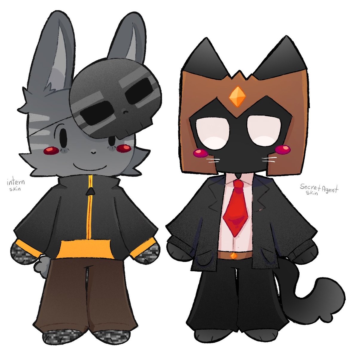 azterdox's tweet photo. cachan este juego de roblox de un hospital d puros furros? ya m fumé una y les hice skin a Intern y Secret agent pero #witherknight 😭
 #farfarich #elrichmc #farfadox #cubifandom (#animalhospital?) https://t.co/oSNrehwcC3