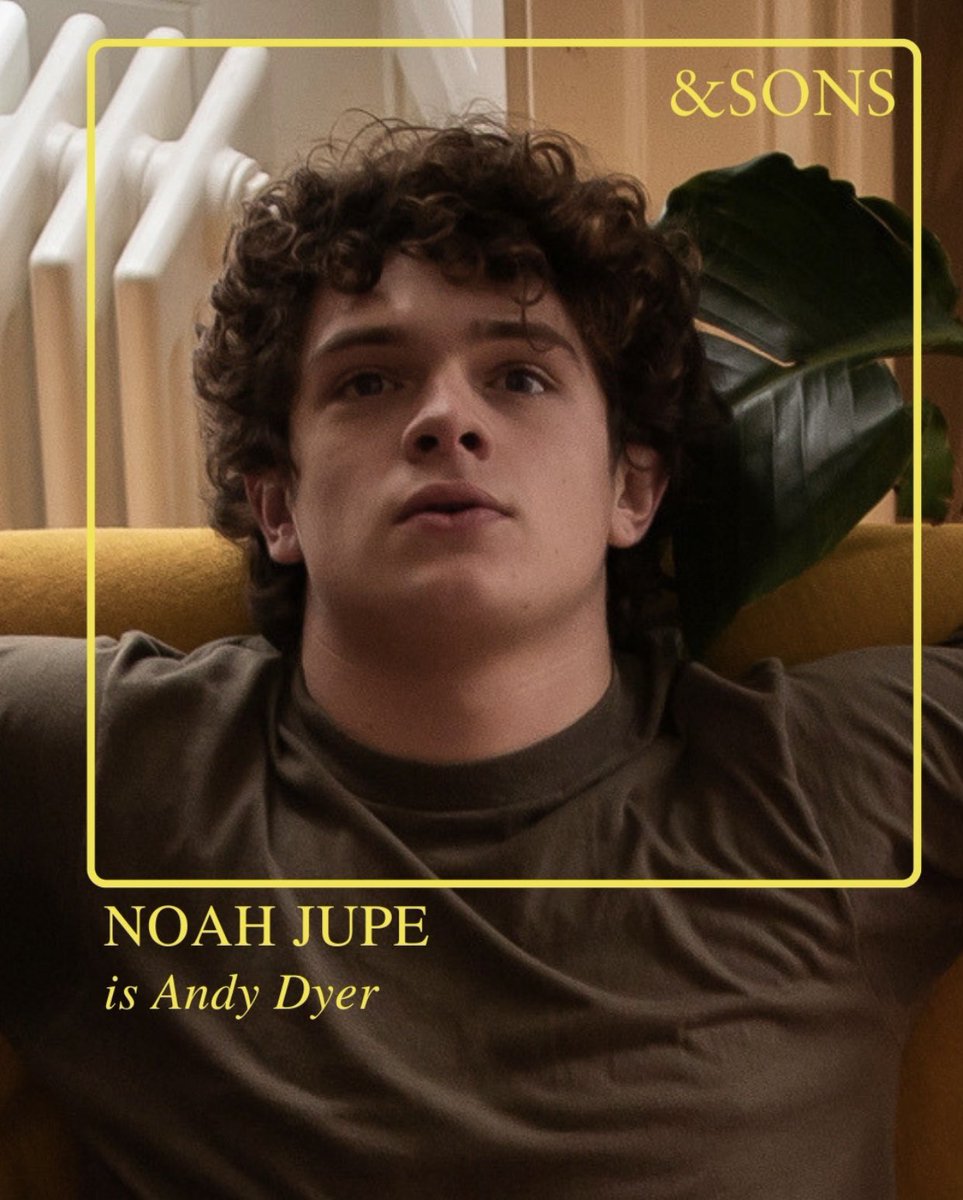 dailyrjs's tweet photo. Noah Jupe as Andy Dyer in “&amp;SONS” https://t.co/oOv60IZwxR