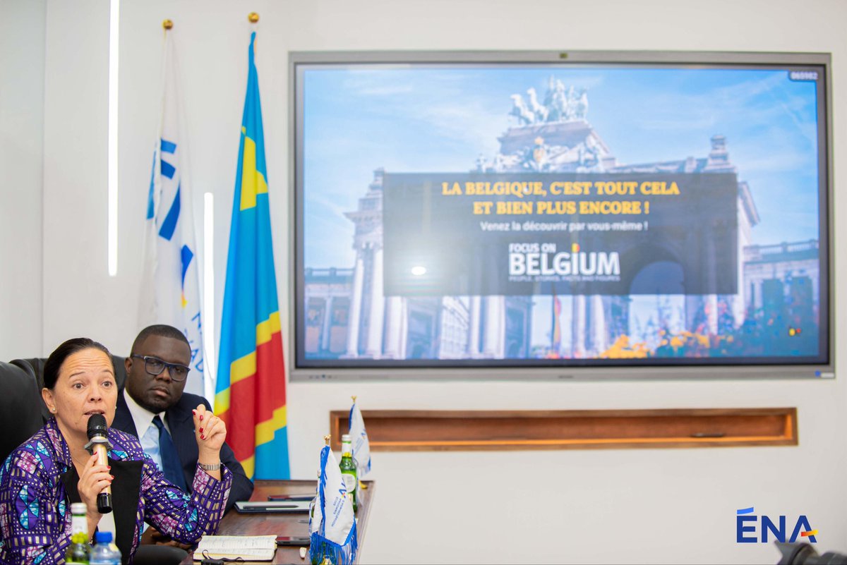 EnaRDC_Officiel's tweet photo. 📅 29 juillet 2026 | L’@EnaRDC_Officiel a eu l’honneur d’accueillir Mme Roxane de Bilderling, Ambassadeur du Royaume de Belgique en RDC.

Cette visite, suivie d’un échange avec les élèves de la promotion Kimpa Vita, s’inscrit dans le cadre du renforcement du partenariat entre le Royaume de Belgique et l’ENA-RDC.

Pour la période 2026-2028, les appuis belges à l’École ont été sensiblement renforcés. Ils comprendront, pour la première fois, des subsides directs accordés à l’ENA par l’Agence belge de coopération internationale (Enabel). Cette évolution témoigne de la confiance accordée à notre institution, désormais reconnue comme éligible à ce mécanisme de financement.

Elle consacre les progrès accomplis par l’ENA-RDC en matière de gouvernance, d’excellence opérationnelle et de crédibilité institutionnelle, au service du renforcement de l’efficacité de l’Etat en RDC.