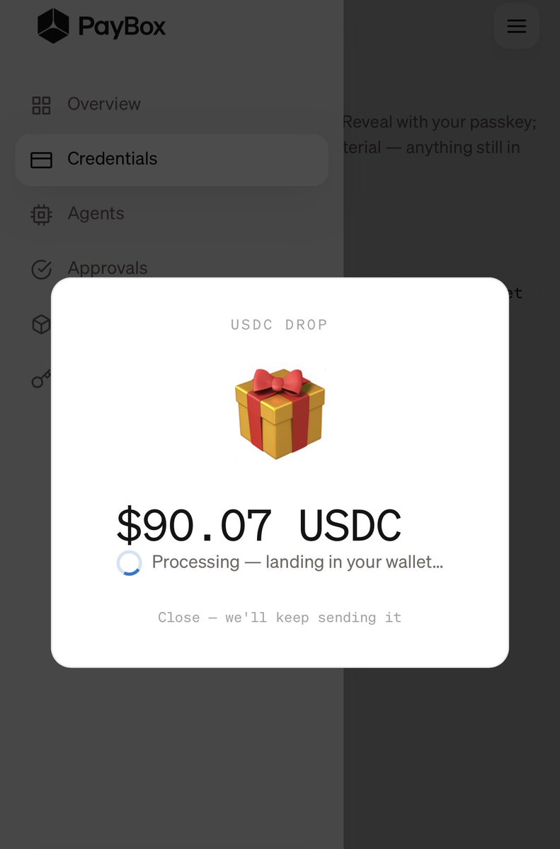 mhknft's tweet photo. got a FREE $90 airdrop from @moonpay 

steps:
1. go to paybox (link below)
2. connect chatgpt or claude (whichever you use most)
3. create wallet on the site
4. connect your X and claim

you might get errors because of traffic
keep trying https://t.co/GnVZVSuaME