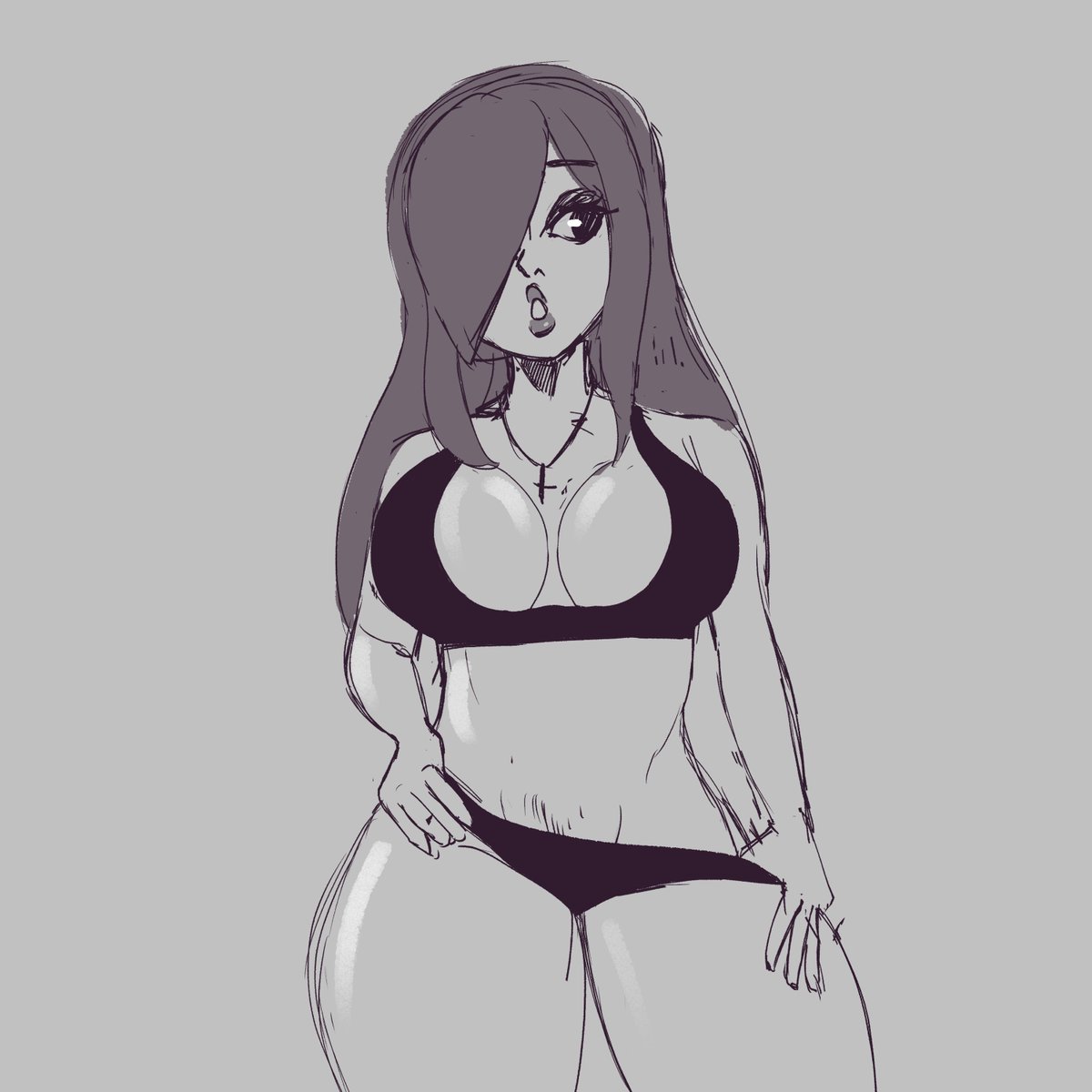RikuNyanchan's tweet photo. Una práctica con Parasoul <3 https://t.co/miRu25zJAH