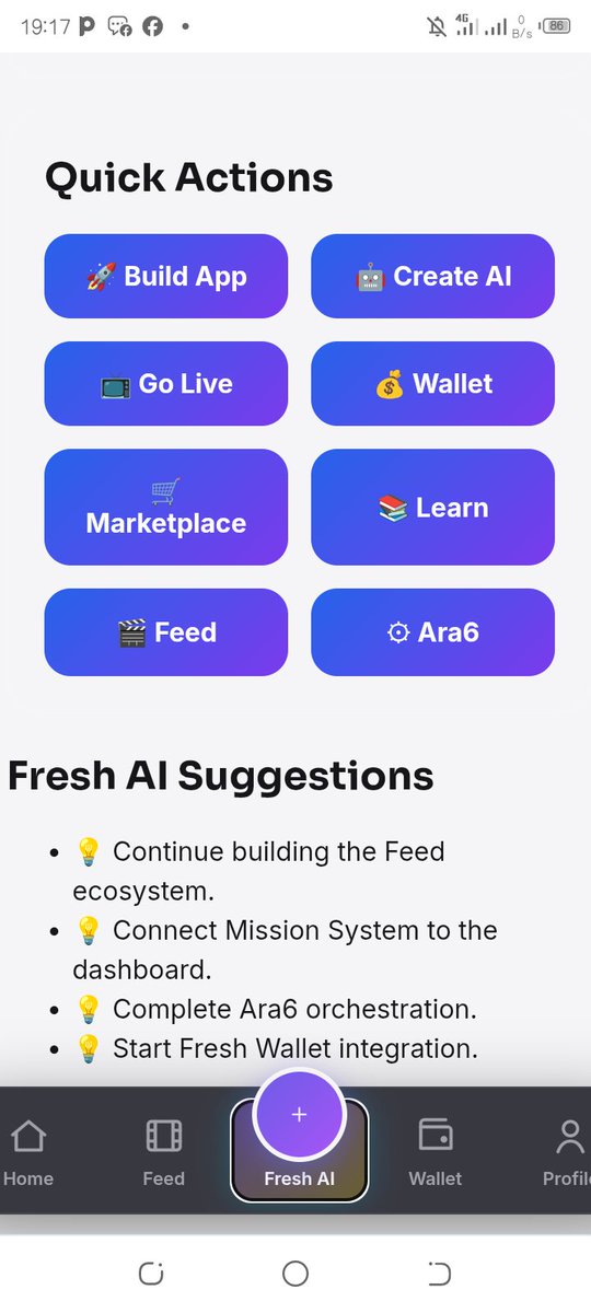 memphisarafat's tweet photo. 🚀 BUILD IN PUBLIC: Here is an exclusive first look at Fresh Web Lite in active development! 🌐⚡

One account. Everything connected. I’m integrating AI, creator tools, feeds, and wallets into one ecosystem. 🧵 👇 https://t.co/N1OmyweO1h