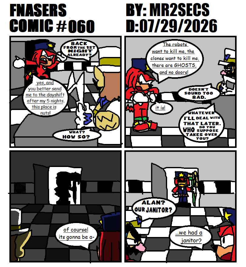 Mr2Secs's tweet photo. FNASERS COMIC #60: #fnas #fivenightsatsonics #fnasers #fnaserscomic https://t.co/5vmFGryPHp