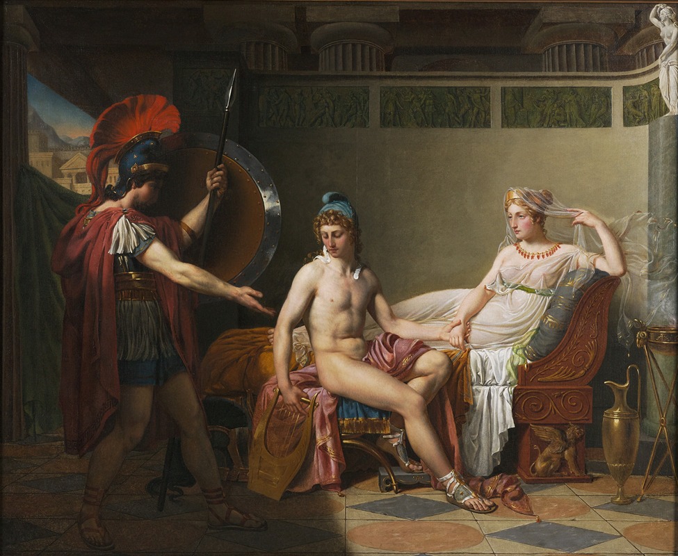 httpsmnemos's tweet photo. “Hector Censuring Helen and Paris” Felix Jan Ferdinand Heyndrickx
c. 1820 https://t.co/O4faF94oUU