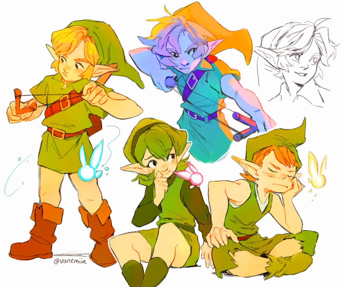 vanemiin's tweet photo. Haven't drawn much Zelda lately, here's something to warm up! #loz #oot #ocarinaoftime https://t.co/xlT3r4d9yL