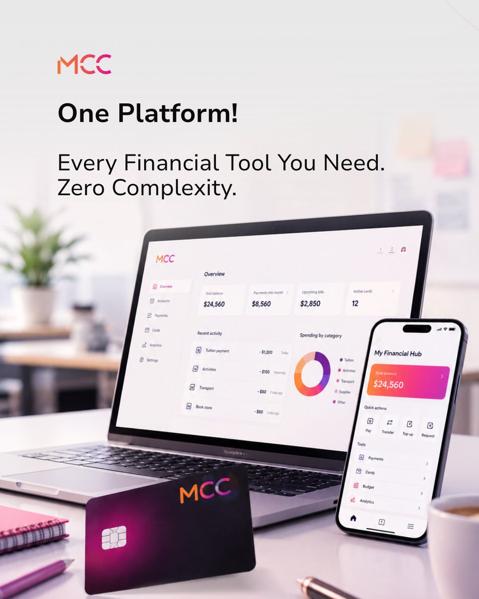 MCCBanking's tweet photo. Everything should work together. That's exactly what MCC Banking is building: a connected digital experience designed to simplify the way people interact with their money.

https://t.co/BTkwFJrSWC

#MCCBanking #DigitalBanking #Fintech #Innovation #FutureOfFinance https://t.co/GBoubMAijj