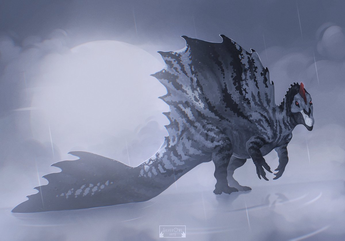 SilverOwl_Arts's tweet photo. Spinosaurus (Helock) - Artfight revenge! https://t.co/yewx1M8IWb