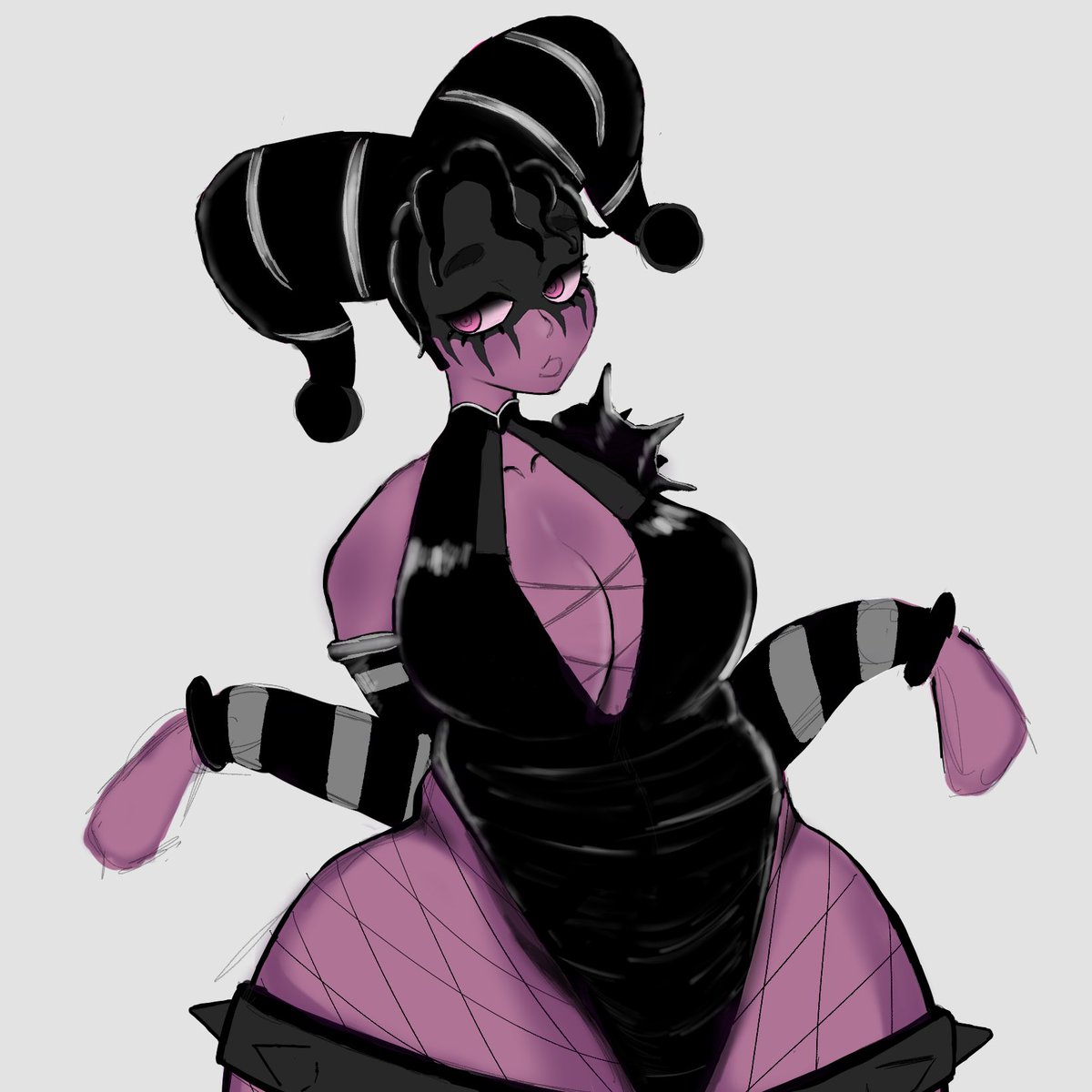 Cofffee_1's tweet photo. Jester in Progress #digitalartㅤㅤㅤㅤ #artmootsㅤㅤㅤㅤ https://t.co/iRVwEPLXHr