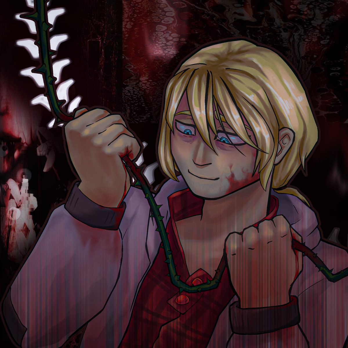 kiryuandu's tweet photo. ﾉ⁠*⁠.⁠✧｡⁠*ﾟ⁠+     #lawrenceoleander #btd2 #boyfriendtodeath https://t.co/68sOgYtQS0