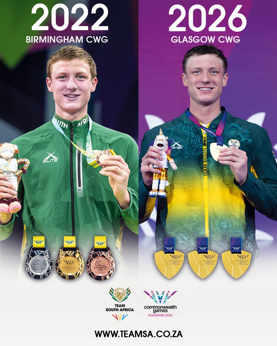 OfficialTeamRSA's tweet photo. Birmingham: 🥉🥈🥇
Glasgow: 🥇🥇🥇 

The progress. The consistency. The champion mentality. Pieter Coetzé keeps raising the bar.

#TeamSA #ForMyCountry https://t.co/knyy2aECQH