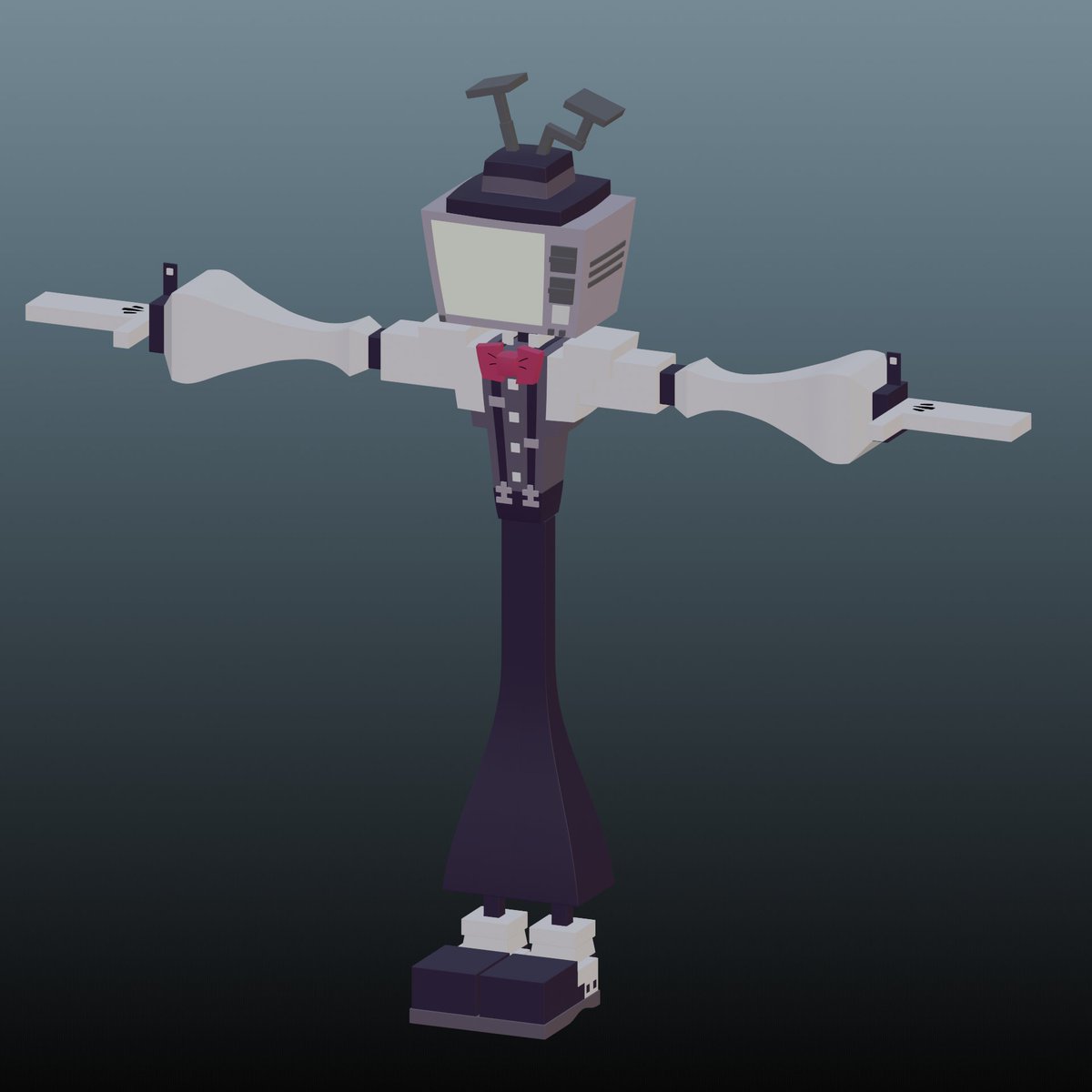 RVGF_'s tweet photo. Mr. Puzzles in ZAMination Minecraft style W.I.P
#blender #CallingAllVillains #3d https://t.co/nnozQoRTpn