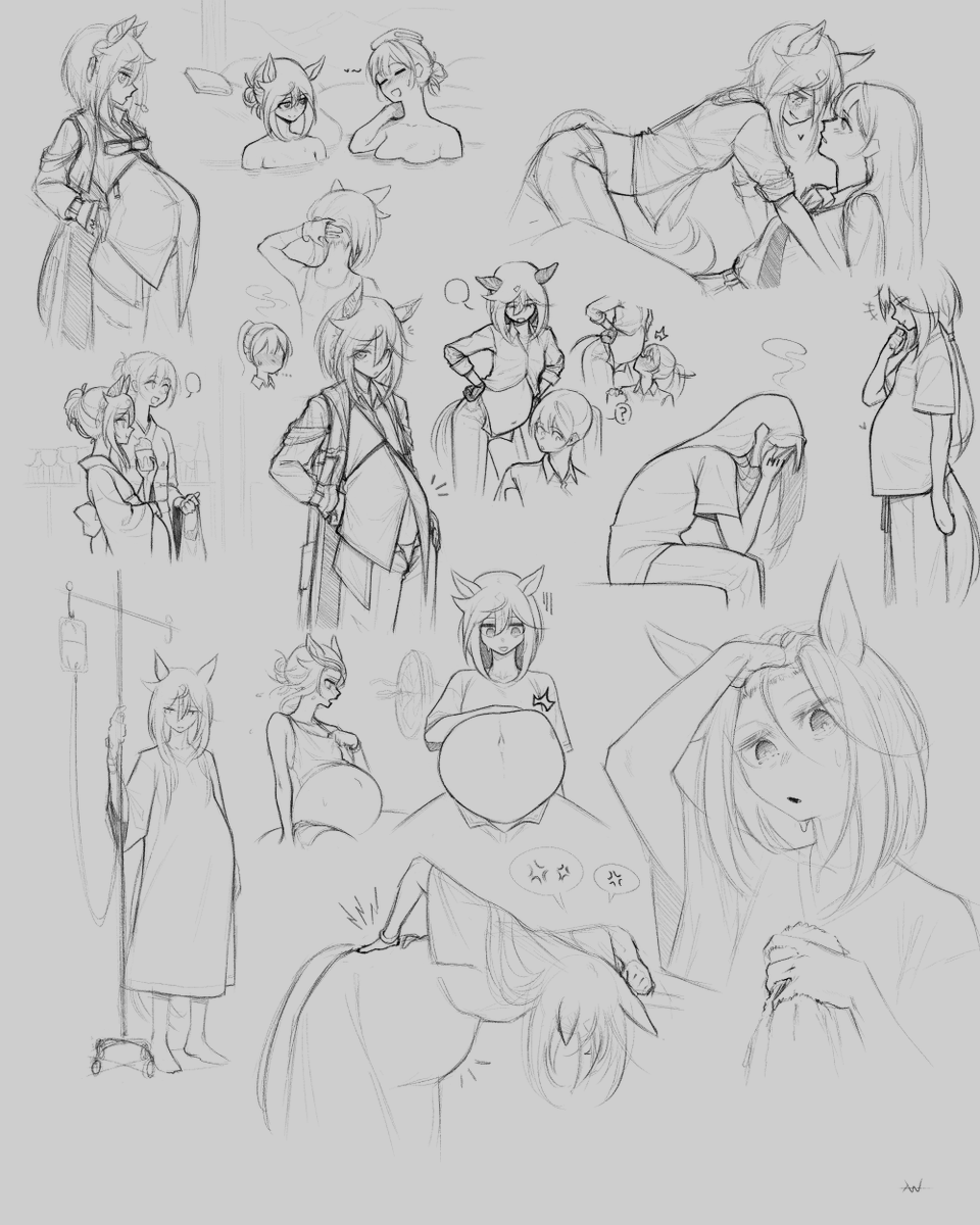 AraWaffle_'s tweet photo. More Stego doodles to shake off the rust
not cleaning these up tho, it's too hot https://t.co/HwQiYFvfya