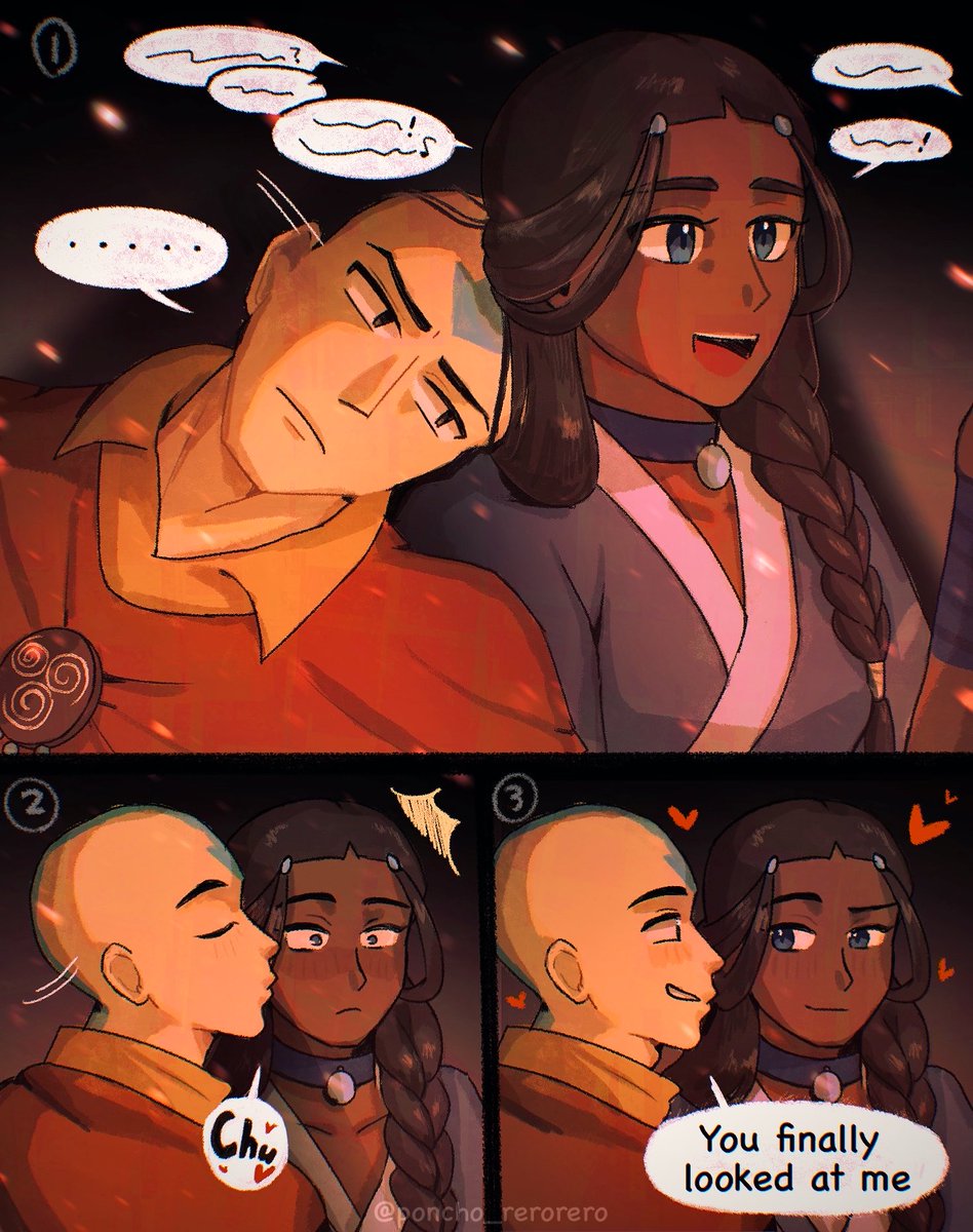 poncho_rerorero's tweet photo. #kataangweek2026 day3 [ jealousy ] #kataang 

Katara has been talking to someone other than me the whole time! https://t.co/KPy20UizLs