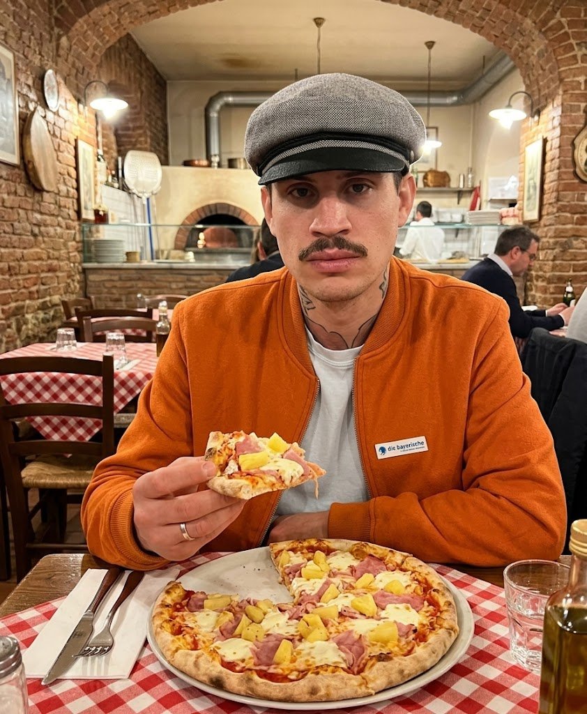der_rammilon's tweet photo. Italien verhängt Rammel einen Einreiseverbot wegen Pizza Hawaii #rammel1860 https://t.co/XgKb3ZKYg4