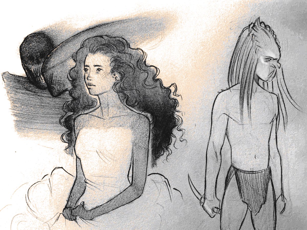 ferinad0's tweet photo. sketch

“a mother and her son, even though she is only a memory and the boy is trying to survive on his own”

#art #sketchbook #OC #Yautjaoc https://t.co/IwclPG1KzG