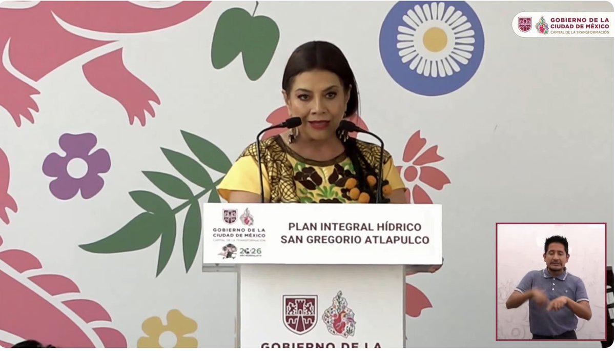 AnitaLomeli's tweet photo. 💧 La jefa de Gobierno, @ClaraBrugadaM, presentó los avances del Plan Integral Hídrico en San Gregorio Atlapulco, con una inversión histórica de 372 millones de pesos en obras para prevenir inundaciones, sanear el agua, fortalecer la producción chinampera y recuperar la vocación lacustre de Xochimilco.